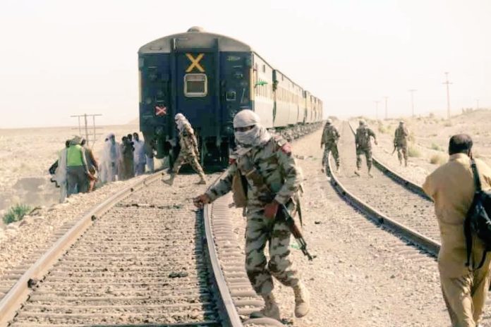Pakistan train hijacking