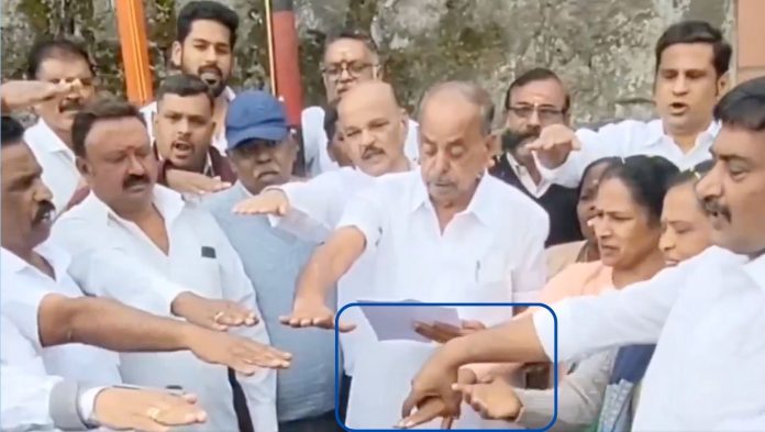 DMK leader caught in controversy