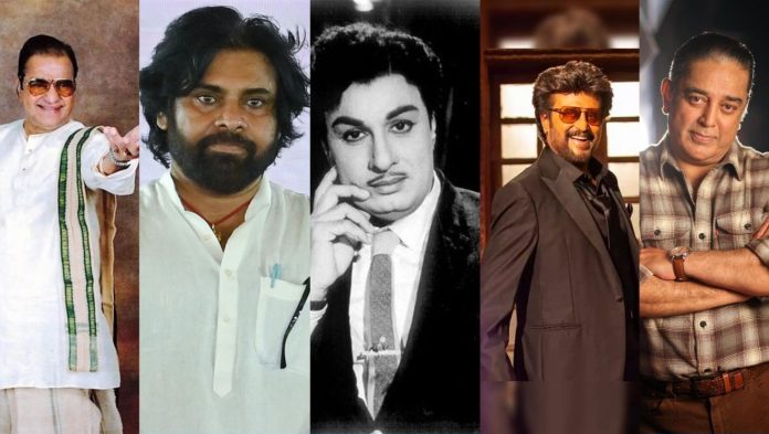 South Indian film stars political journey