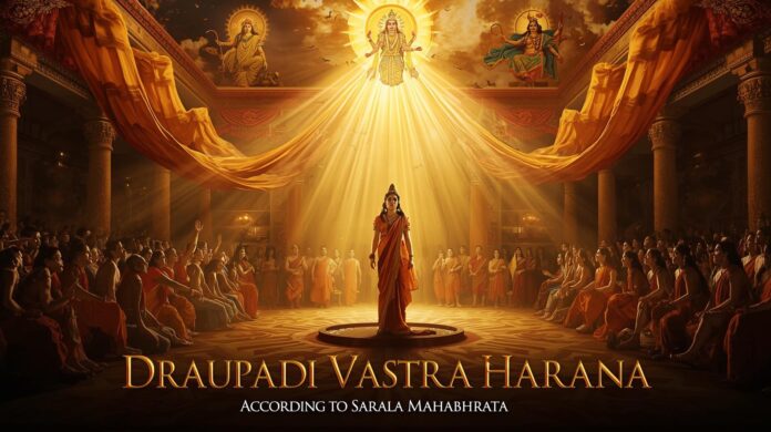 Sarala Mahabharata Draupadi Vastra Harana