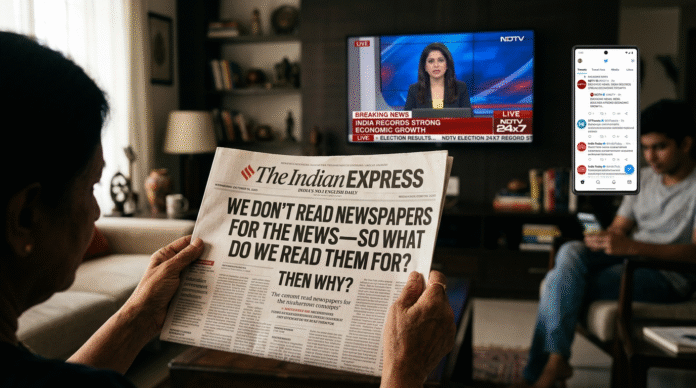 Newspaper Reading Newspaper Reading